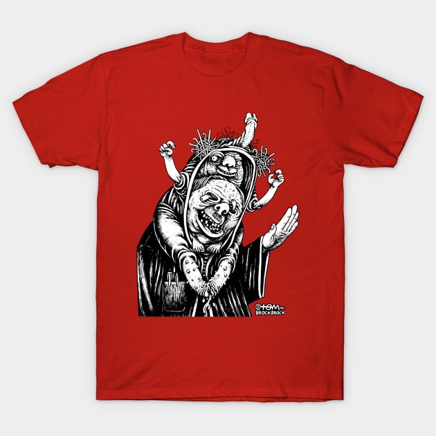 Edge Lord Hamster Porn/Circus T-Shirt by tom af brockbrock